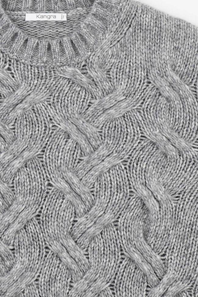 Kangra Strickwaren Herren Kangra Rundhalsausschnitt Slim Muster 44%cotone 23%lana 10%alpaca 23%acrilica