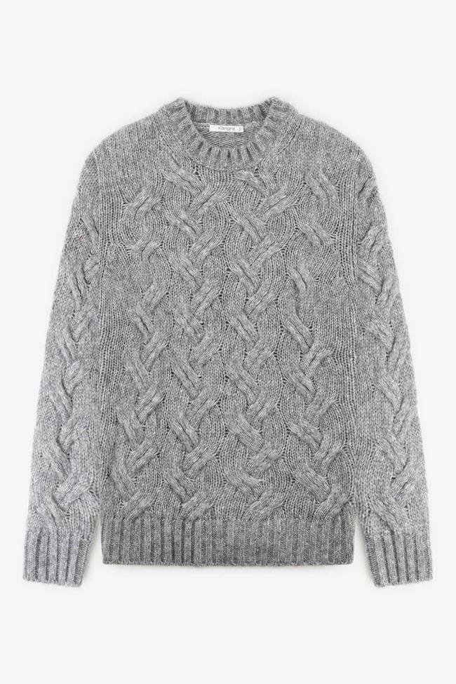 kangra Strickwaren Herren Kangra Rundhalsausschnitt Slim Muster 44%cotone 23%lana 10%alpaca 23%acrilica