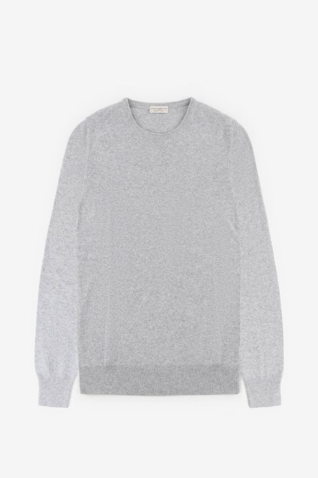 morgano Strickwaren Herren Morgano Rundhalsausschnitt Regular Einfarbig 90% wolle 10% Kaschmir