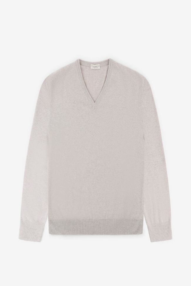 morgano Strickwaren Herren Morgano V-Ausschnitt Regular Einfarbig 30% Wolle 50% Acryl 20% alpaka