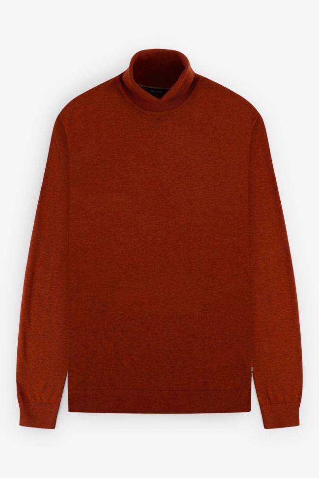 olymp Strickwaren Herren Olymp hoher Kragen Regular Einfarbig 100% Baumwolle