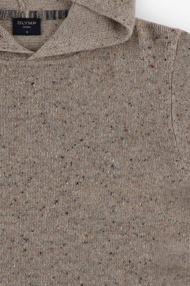 Olymp Strickwaren Herren Olymp Hood Classic Halb Unifarben 40% Wool 40% Cotton 20% Pa