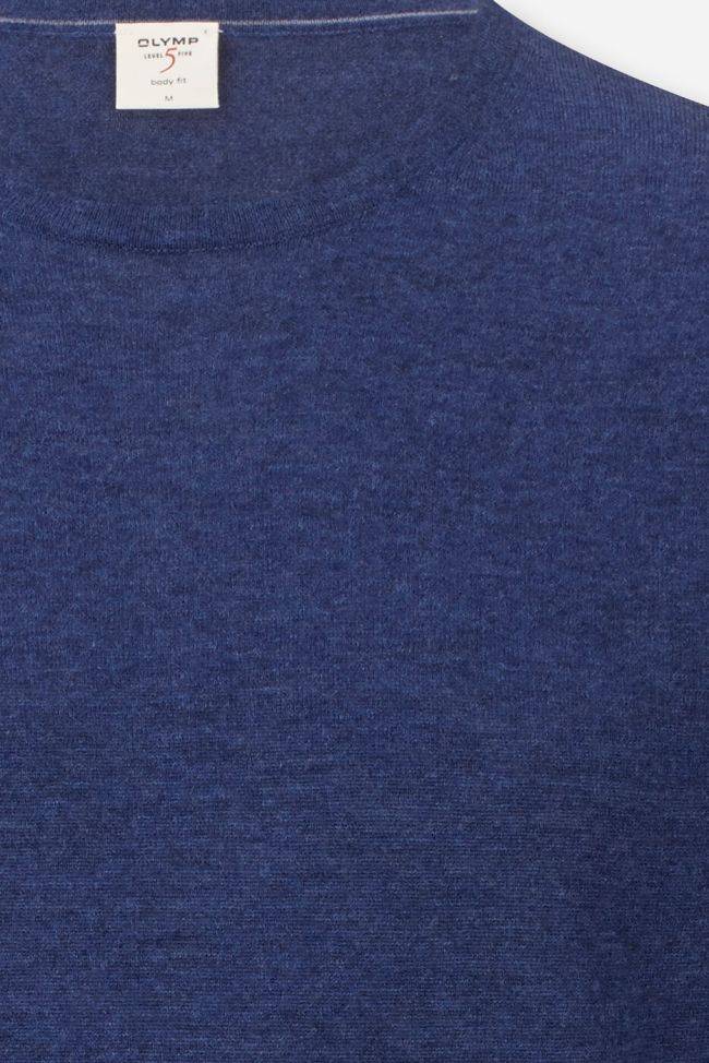 Olymp Strickwaren Herren Olymp Rundhalsausschnitt Regular Einfarbig