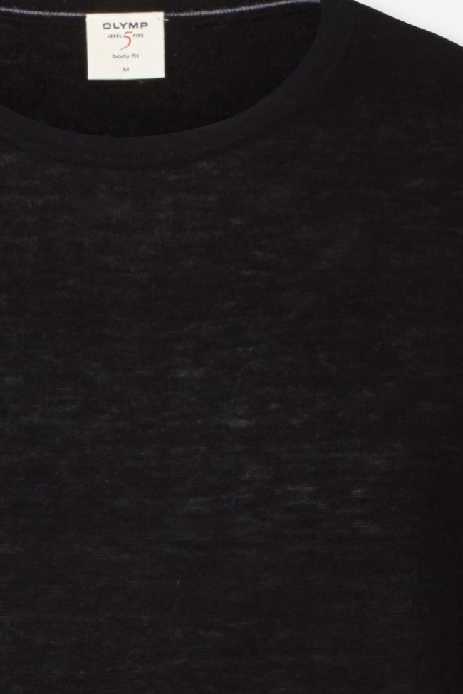 Olymp Strickwaren Herren Olymp Rundhalsausschnitt Regular Einfarbig