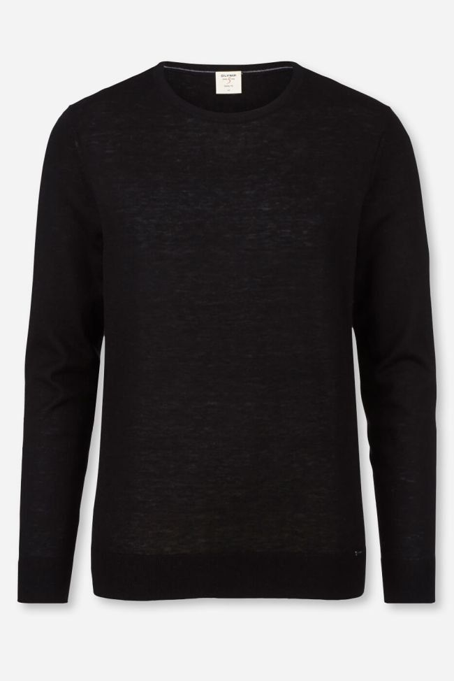 olymp Strickwaren Herren Olymp Rundhalsausschnitt Regular Einfarbig