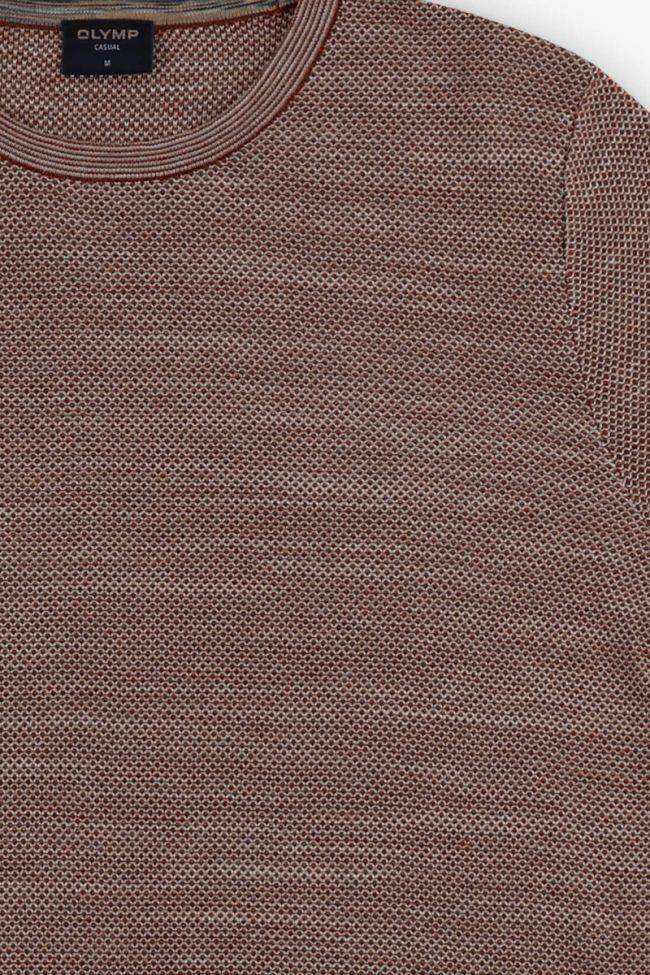 Olymp Strickwaren Herren Olymp Rundhalsausschnitt Regular Halb Unifarben 100% Wolle