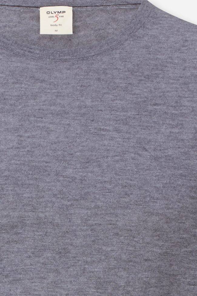 Olymp Strickwaren Herren Olymp Rundhalsausschnitt Regular Einfarbig