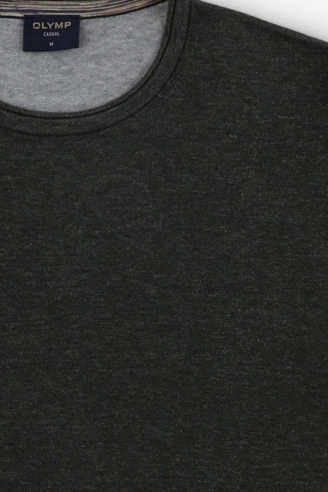 Olymp Strickwaren Herren Olymp Rundhalsausschnitt Regular Einfarbig 100% Wolle