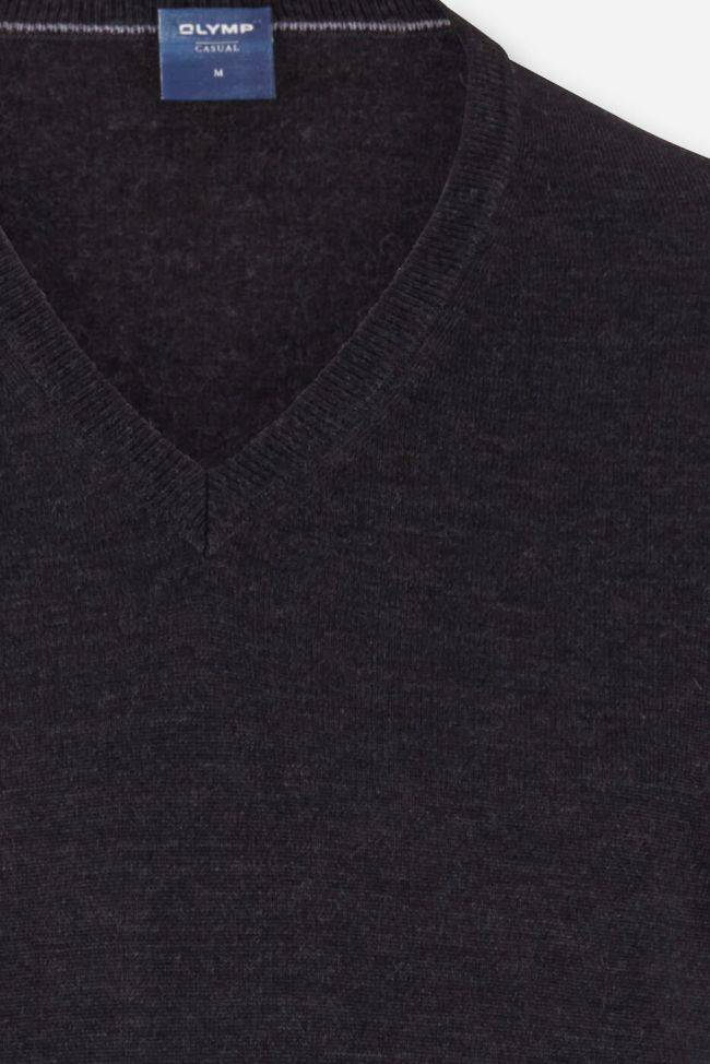 Olymp Strickwaren Herren Olymp V-Ausschnitt Classic Einfarbig