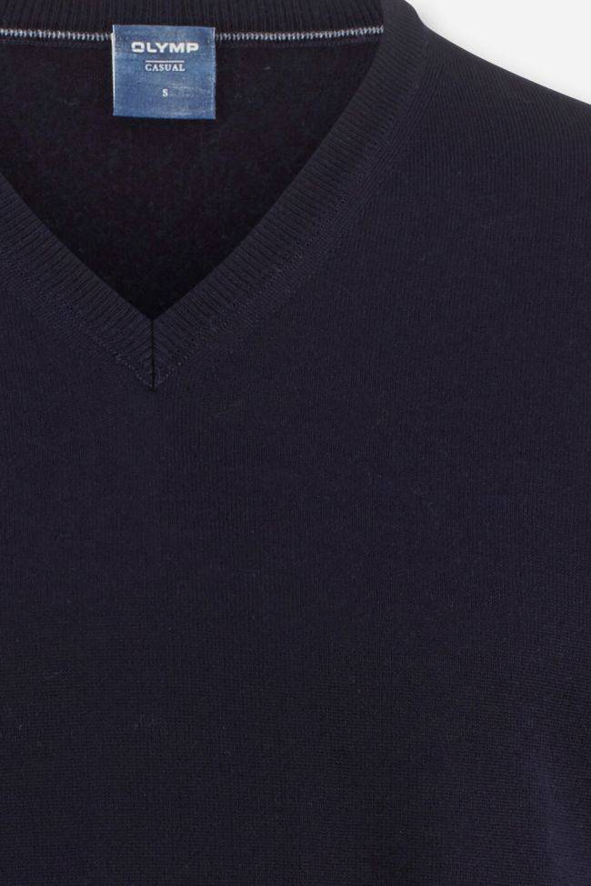 Olymp Strickwaren Herren Olymp V-Ausschnitt Classic Einfarbig