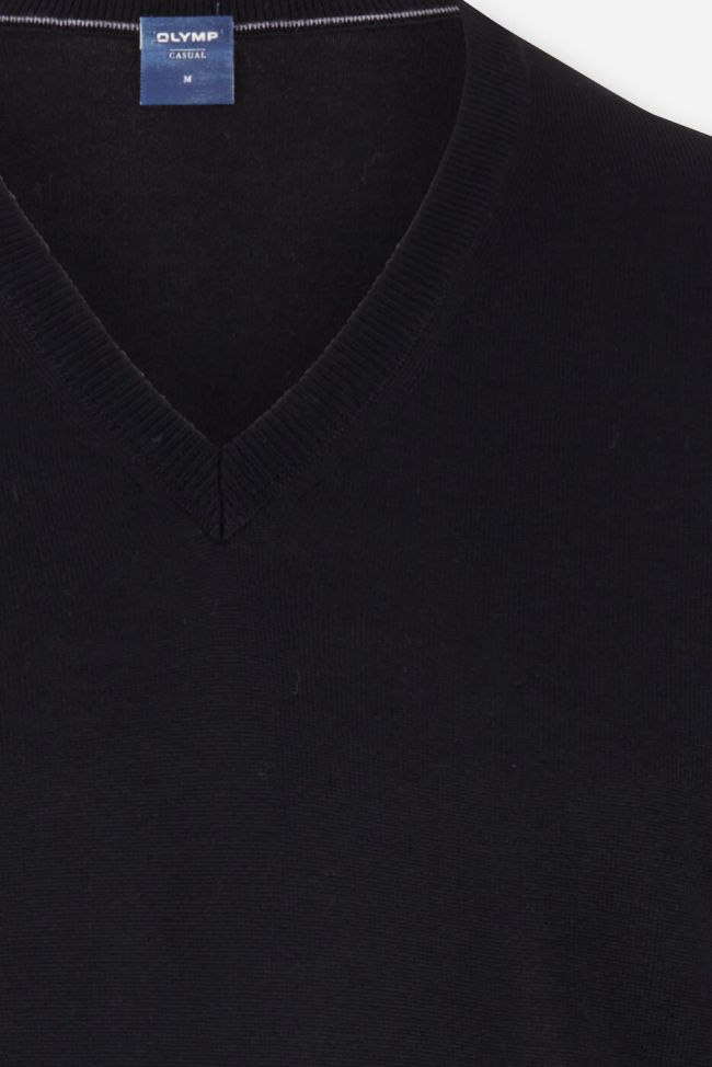 Olymp Strickwaren Herren Olymp V-Ausschnitt Classic Einfarbig