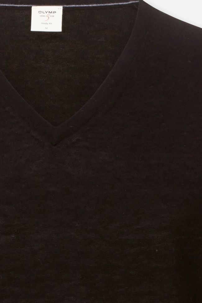 Olymp Strickwaren Herren Olymp V-Ausschnitt Regular Einfarbig