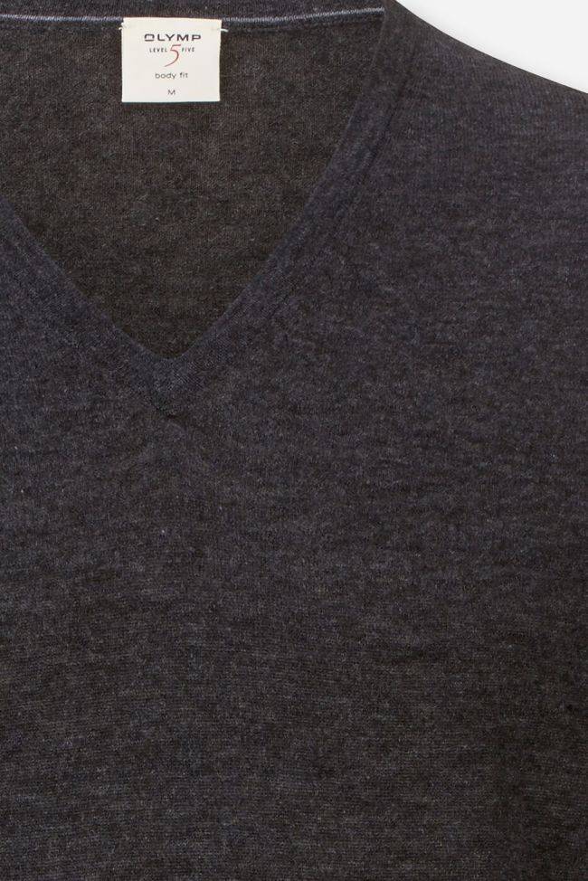 Olymp Strickwaren Herren Olymp V-Ausschnitt Regular Einfarbig