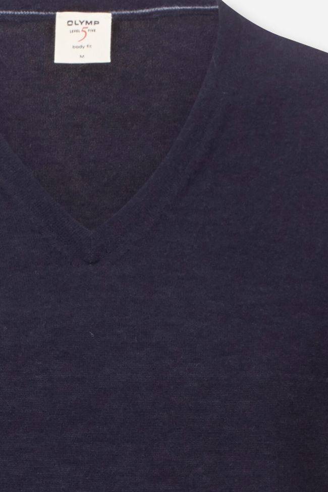 Olymp Strickwaren Herren Olymp V-Ausschnitt Regular Einfarbig