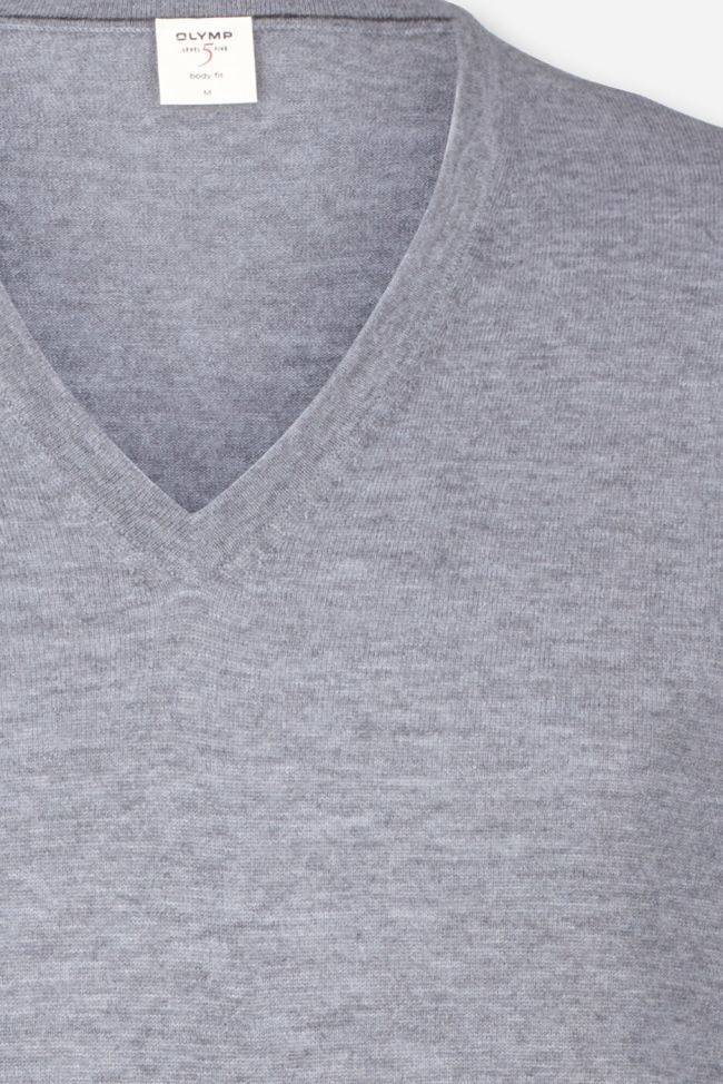 Olymp Strickwaren Herren Olymp V-Ausschnitt Regular Einfarbig