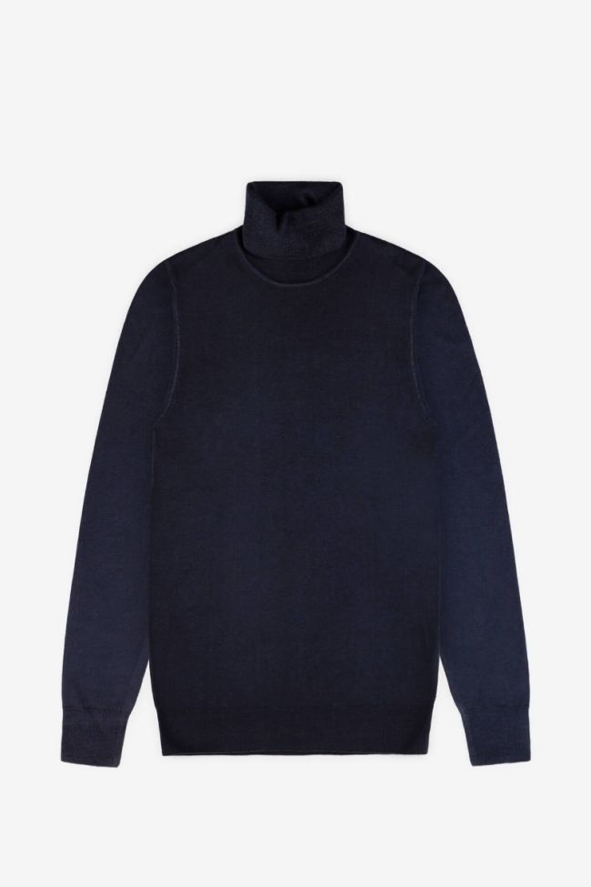 primo emporio Strickwaren Herren Primo Emporio hoher Kragen Regular Einfarbig 100% Wolle