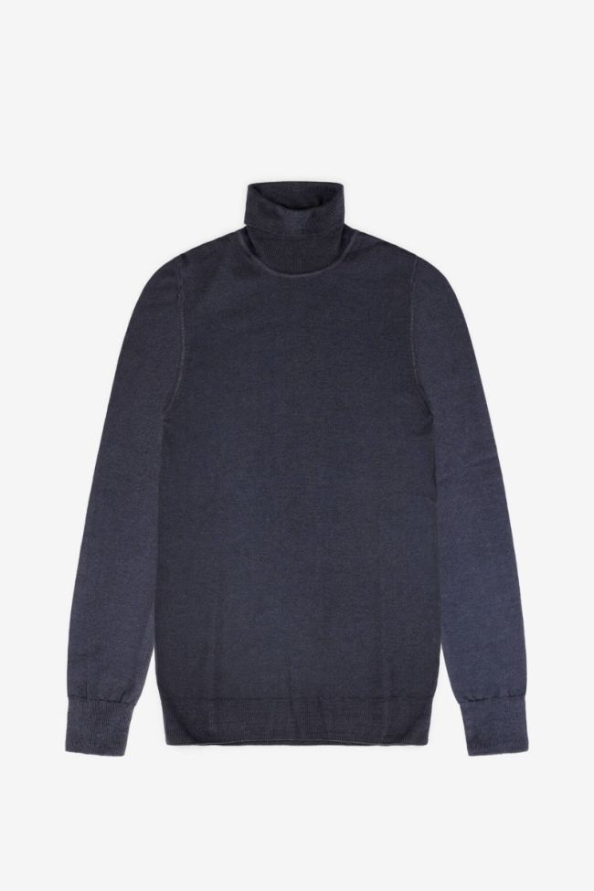 primo emporio Strickwaren Herren Primo Emporio hoher Kragen Regular Einfarbig 100% Wolle