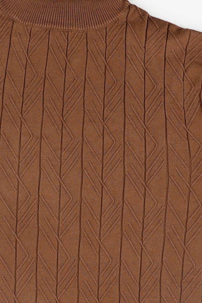 Primo Emporio Strickwaren Herren Primo Emporio Hoher Kragen Slim Muster 70% Viscosa 30% Nylon