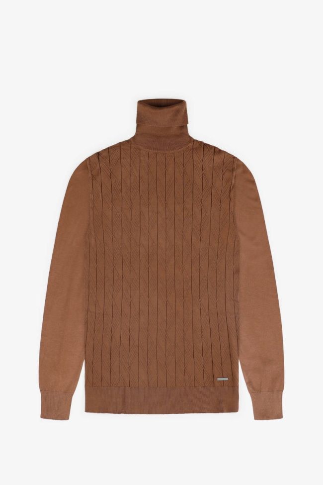 primo emporio Strickwaren Herren Primo Emporio hoher Kragen Slim Muster 70% Viscosa 30% Nylon