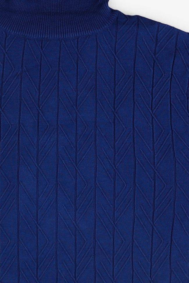 Primo Emporio Strickwaren Herren Primo Emporio Hoher Kragen Slim Halb Unifarben 70% Viscosa 30% Nylon