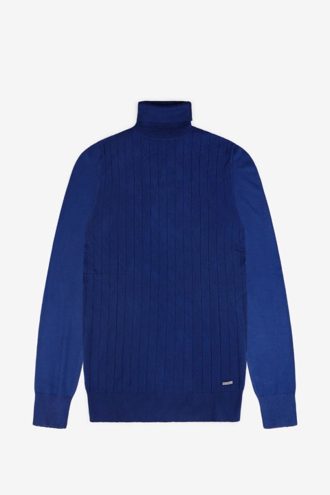 primo emporio Strickwaren Herren Primo Emporio hoher Kragen Slim Halb Unifarben 70% Viscosa 30% Nylon