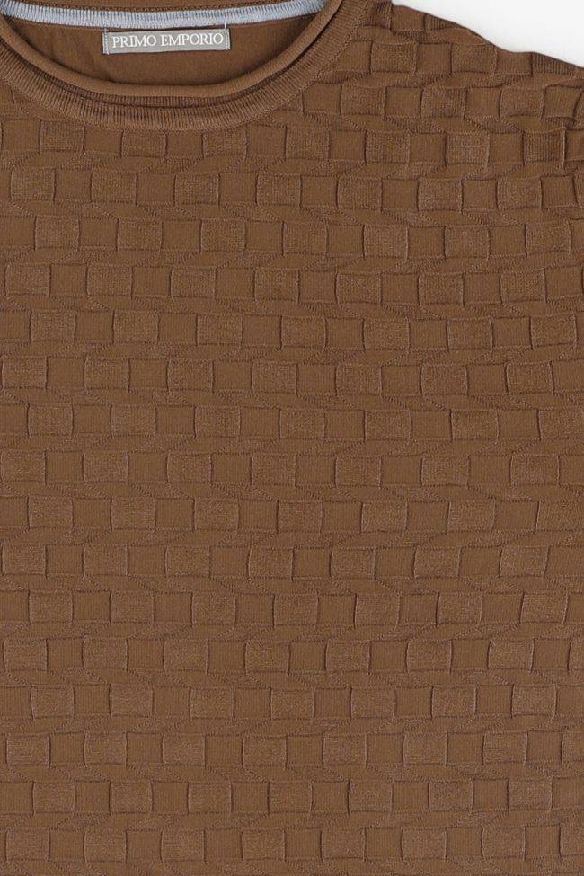 Primo Emporio Strickwaren Herren Primo Emporio Rundhalsausschnitt Slim Einfarbig 50% Merinowolle 50% Nylon