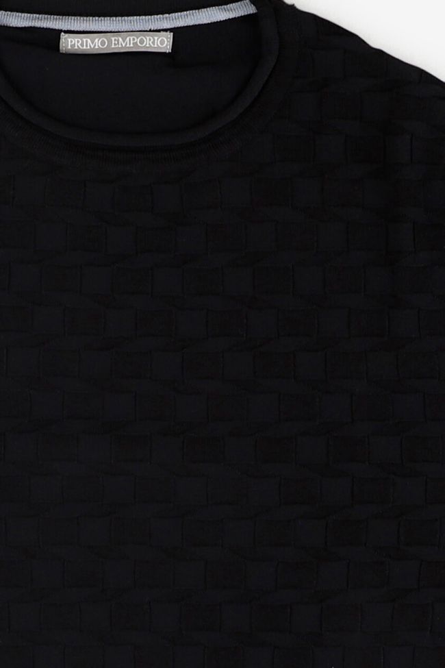 Primo Emporio Strickwaren Herren Primo Emporio Rundhalsausschnitt Slim Halb Unifarben 70% Viscosa 30% Nylon