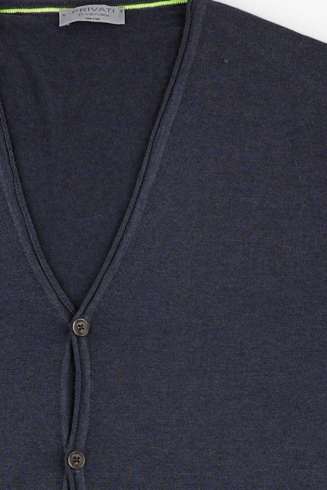 Privati Firenze Strickwaren Herren Privati Firenze Cardigan Regular Einfarbig 100% Merinowolle Extrafine