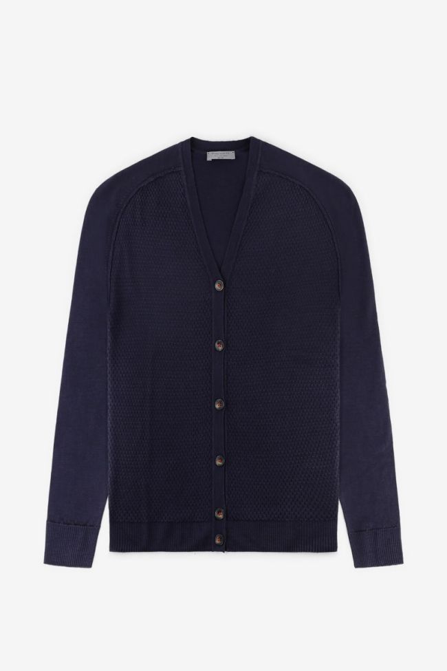 privati firenze Strickwaren Herren Privati Firenze Cardigan Regular Halb Unifarben 100% Merinowolle Extrafine