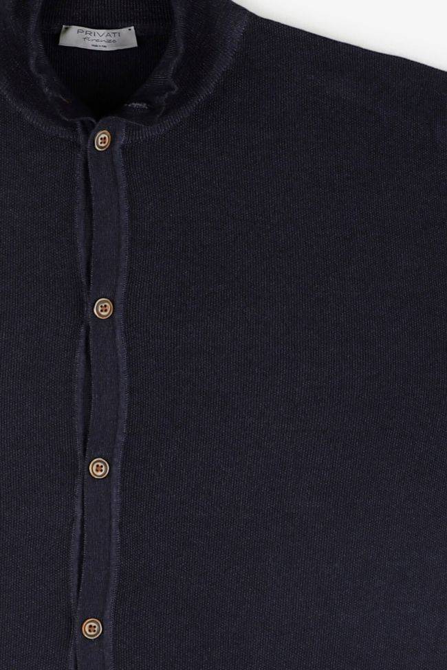 Privati Firenze Strickwaren Herren Privati Firenze Cardigan Slim Einfarbig 100% Merinowolle