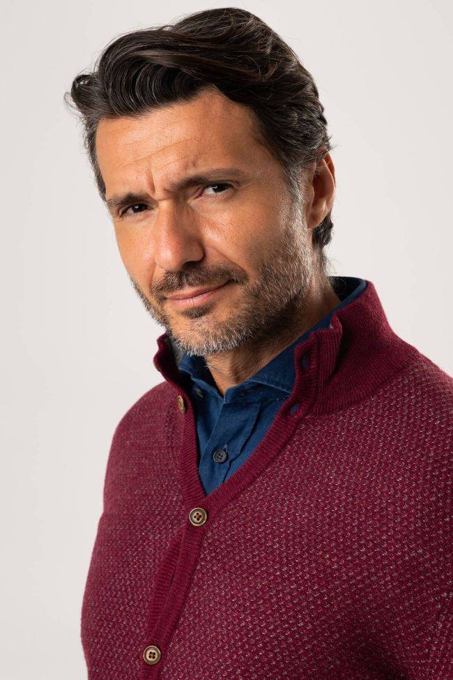 Privati Firenze Strickwaren Herren Privati Firenze Cardigan Slim Einfarbig 50% Wool 20% Pa 20%vi 10% Cashmere