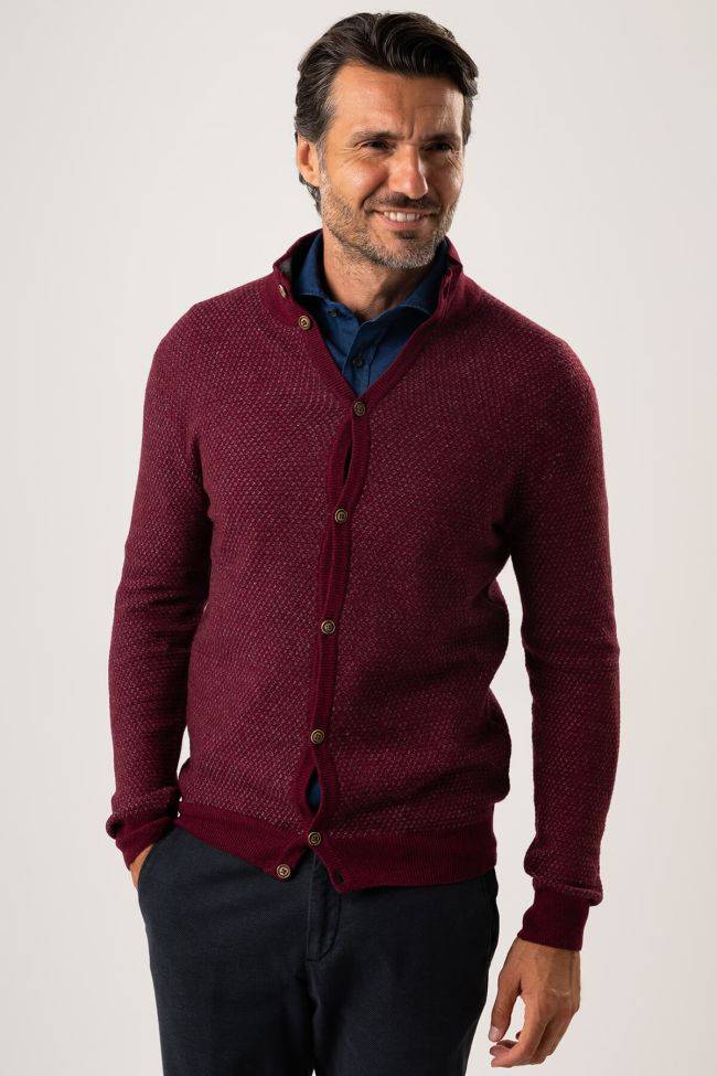 privati firenze Strickwaren Herren Privati Firenze Cardigan Slim Einfarbig 50% wool 20% pa 20%vi 10% cashmere