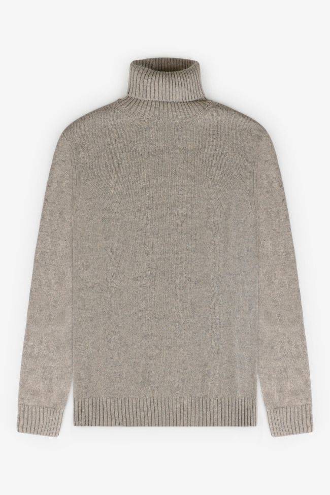 privati firenze Strickwaren Herren Privati Firenze hoher Kragen Slim Halb Unifarben