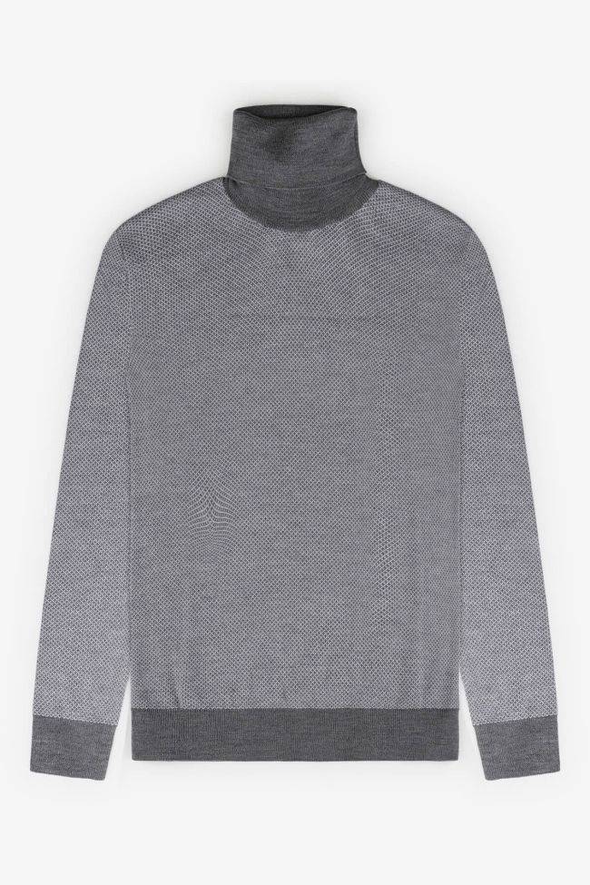 privati firenze Strickwaren Herren Privati Firenze hoher Kragen Slim Halb Unifarben 70% virgin wool 30% cashmere