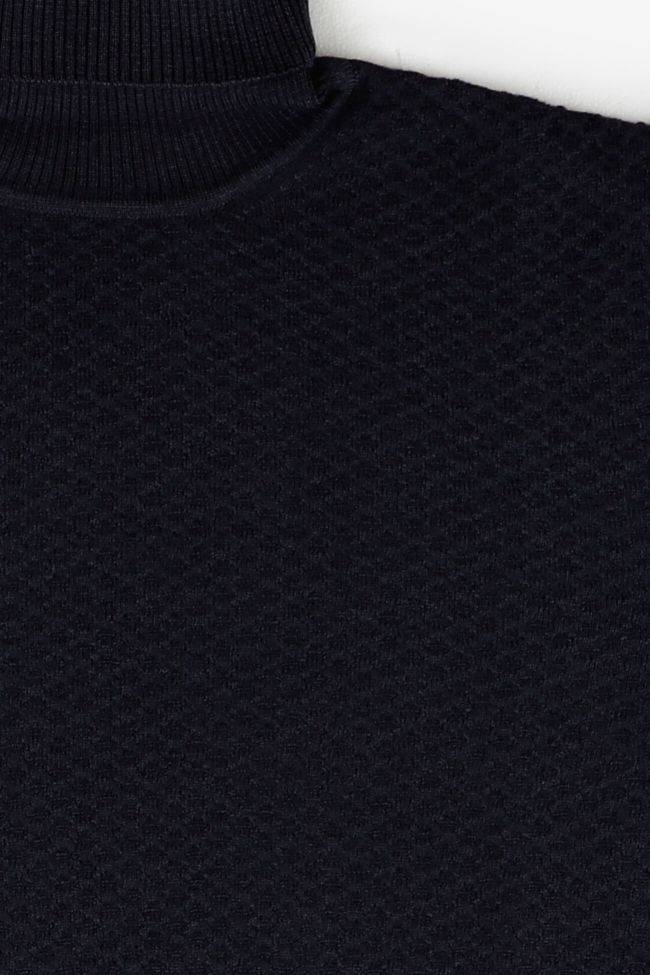 Privati Firenze Strickwaren Herren Privati Firenze Hoher Kragen Slim Halb Unifarben 100% Merinowolle