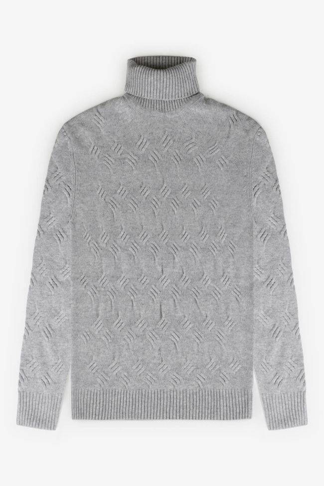 privati firenze Strickwaren Herren Privati Firenze hoher Kragen Slim Muster 90% wolle 10% Kaschmir