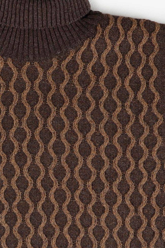 Privati Firenze Strickwaren Herren Privati Firenze Hoher Kragen Slim Muster 90% Wolle 10% Kaschmir