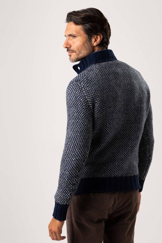 Privati Firenze Strickwaren Herren Privati Firenze Hoher Kragen Slim Einfarbig 80% Wolle, 20% Polyamid