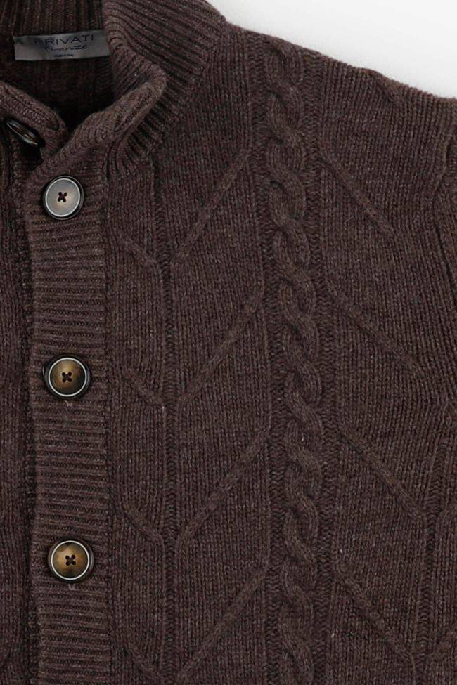Privati Firenze Strickwaren Herren Privati Firenze Jacke Regular Muster 100% Wolle