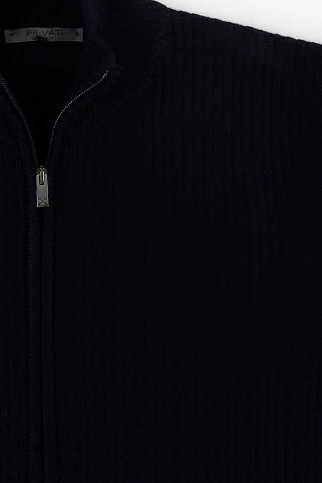 Privati Firenze Strickwaren Herren Privati Firenze Reißverschluss Regular Einfarbig 50% Wolle, 50% Acryl