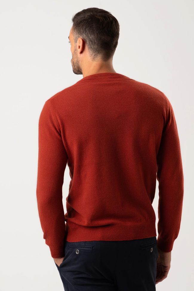 Privati Firenze Strickwaren Herren Privati Firenze Rundhalsausschnitt Slim Einfarbig 100% Kaschmir