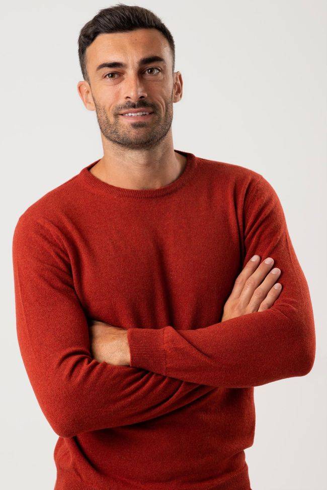 Privati Firenze Strickwaren Herren Privati Firenze Rundhalsausschnitt Slim Einfarbig 100% Kaschmir