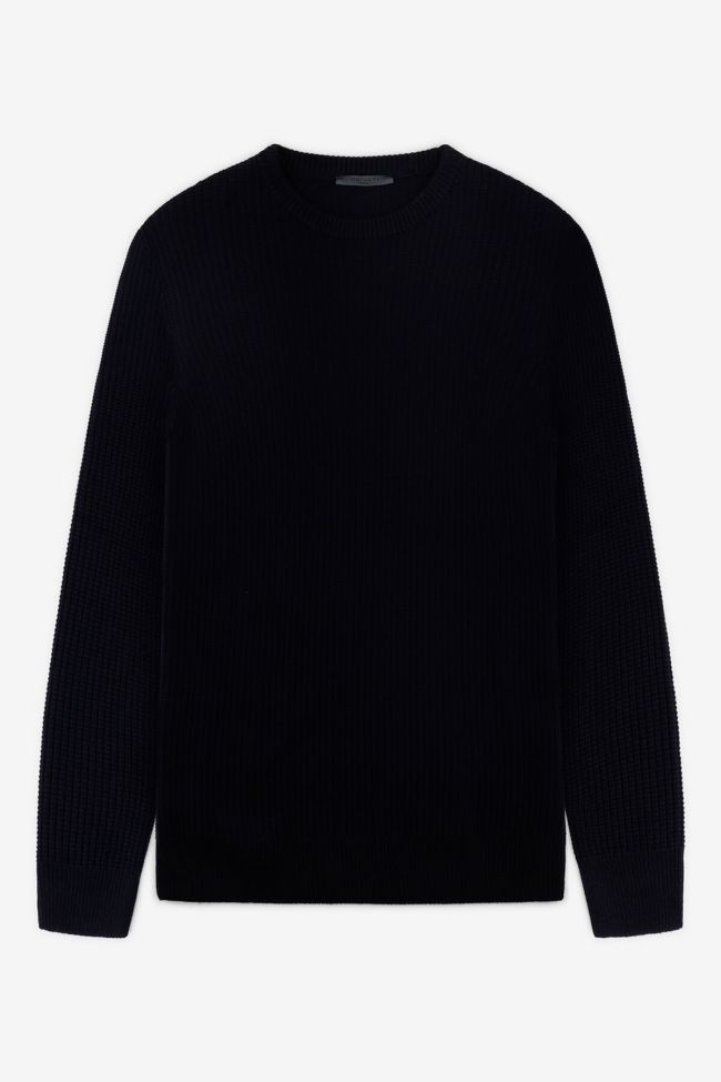 privati firenze Strickwaren Herren Privati Firenze Rundhalsausschnitt Slim Halb Unifarben 50% Merinowolle 50% Nylon