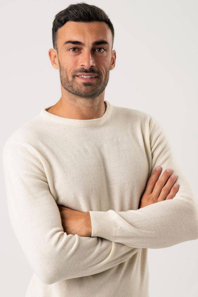 Privati Firenze Strickwaren Herren Privati Firenze Rundhalsausschnitt Slim Einfarbig 100% Kaschmir