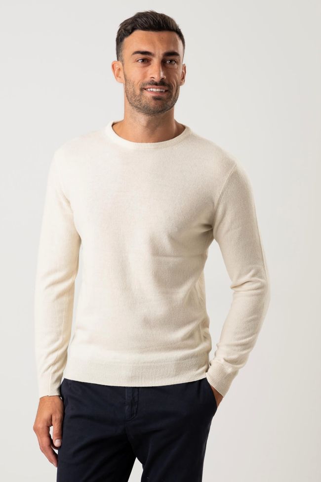 privati firenze Strickwaren Herren Privati Firenze Rundhalsausschnitt Slim Einfarbig 100% Kaschmir