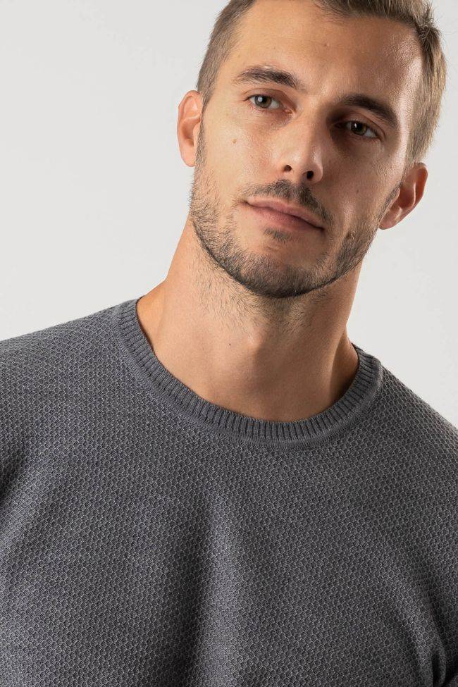 privati firenze Strickwaren Herren Privati Firenze Rundhalsausschnitt Slim Einfarbig 100% Merinowolle