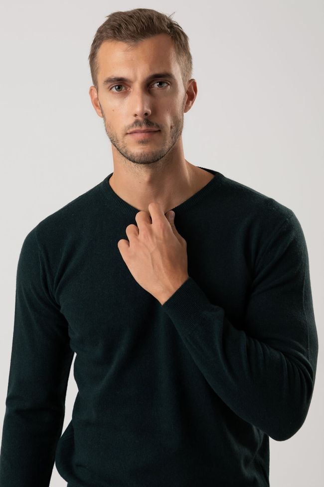 Privati Firenze Strickwaren Herren Privati Firenze Rundhalsausschnitt Slim Einfarbig 100% Kaschmir