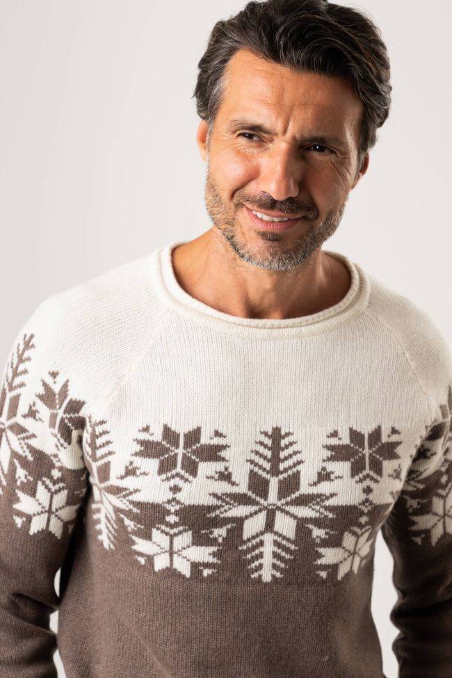 Privati Firenze Strickwaren Herren Privati Firenze Rundhalsausschnitt Slim Muster 50% Wool 20% Pa 20%vi 10% Cashmere