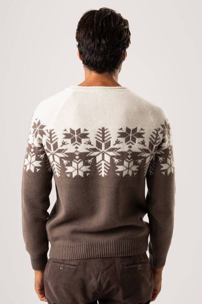 Privati Firenze Strickwaren Herren Privati Firenze Rundhalsausschnitt Slim Muster 50% Wool 20% Pa 20%vi 10% Cashmere