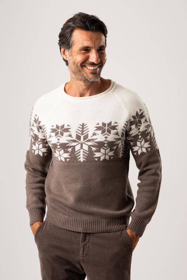 privati firenze Strickwaren Herren Privati Firenze Rundhalsausschnitt Slim Muster 50% wool 20% pa 20%vi 10% cashmere